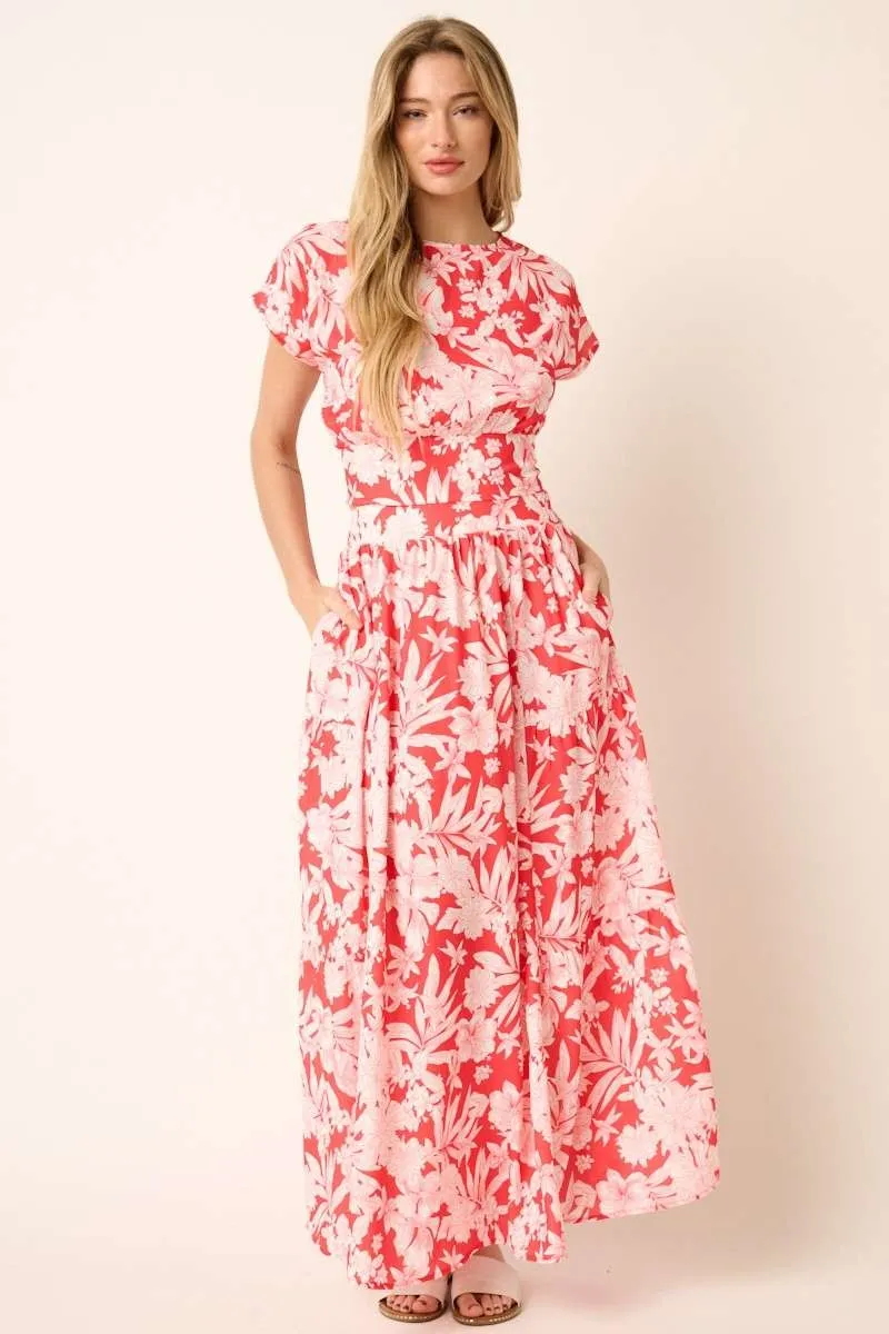 Tropical Print Top and Skirt Set, image 6