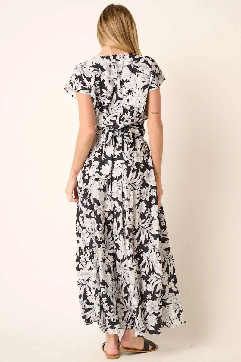 Tropical Print Top and Skirt Set, image 8