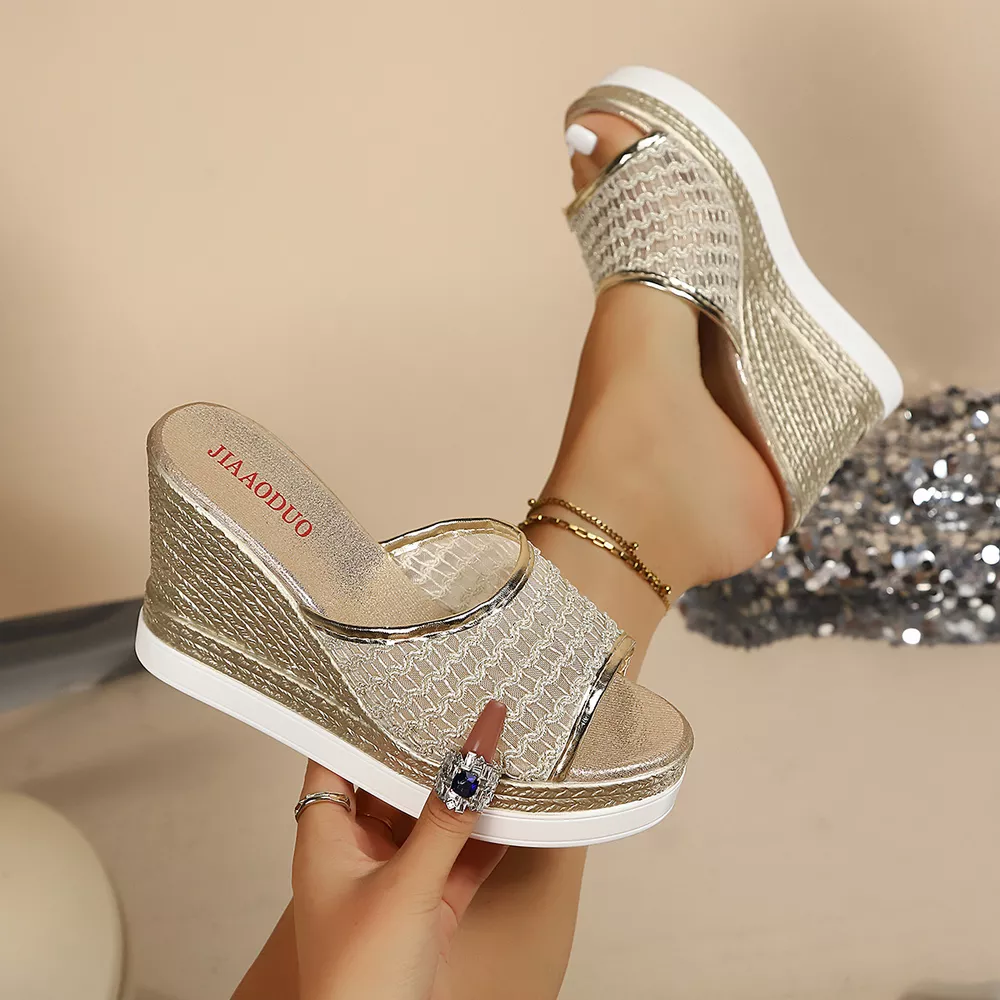 Open Toe Wedge Sandals, image 3