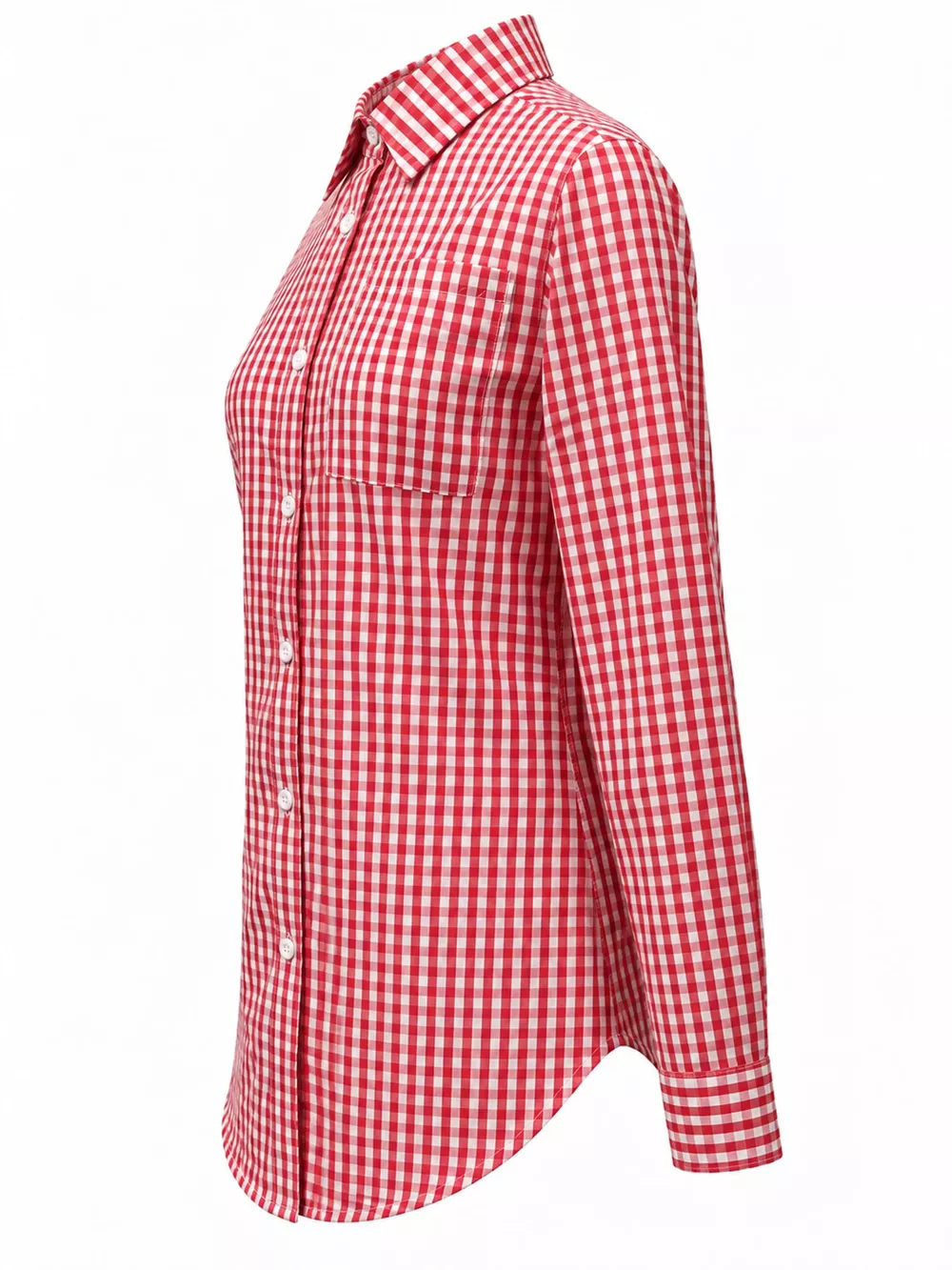 Plus Size Plaid Button-Down Long Sleeve Shirt, image 23