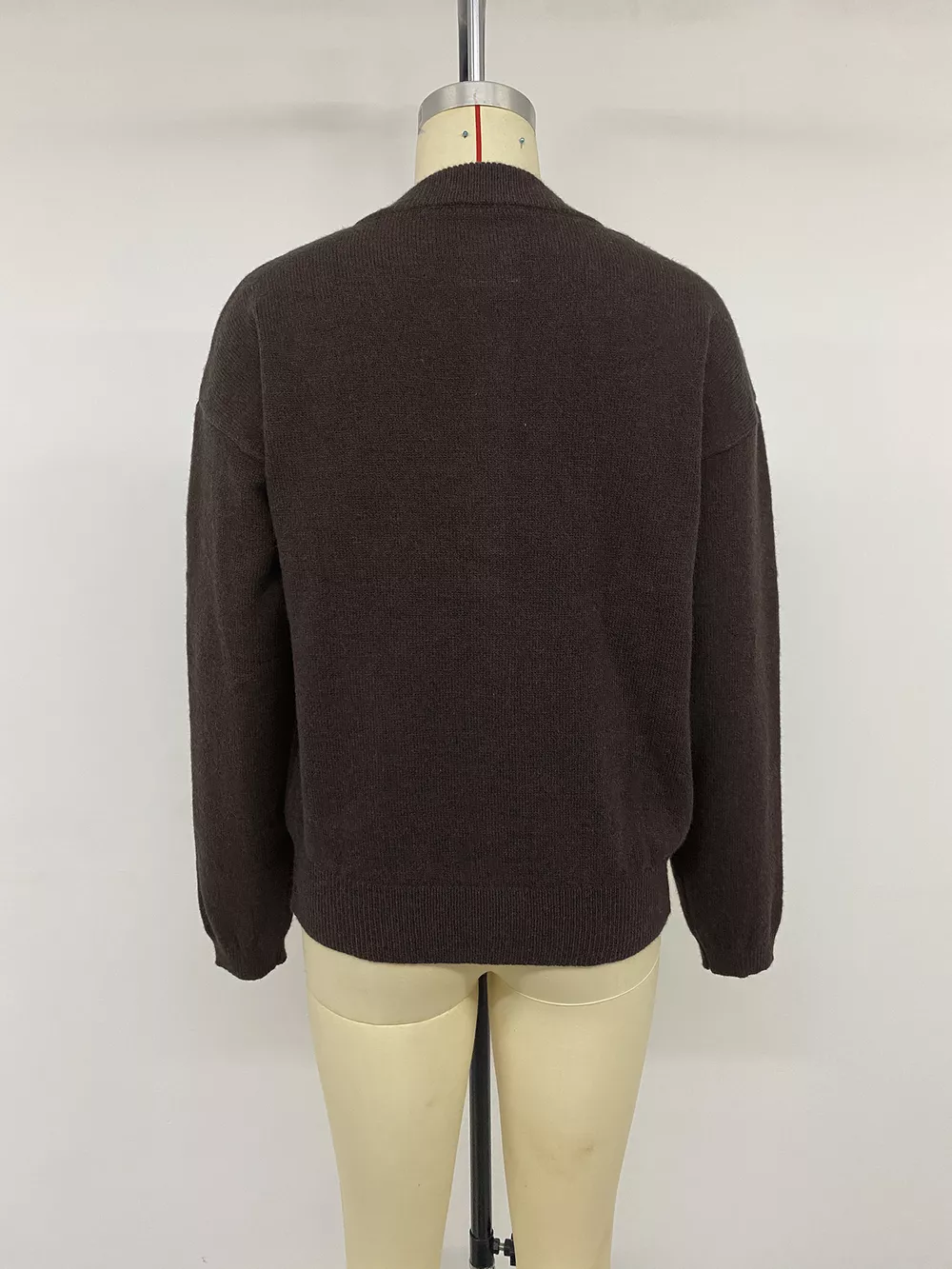 Crew Neck Button-Up Cardigan, image 13