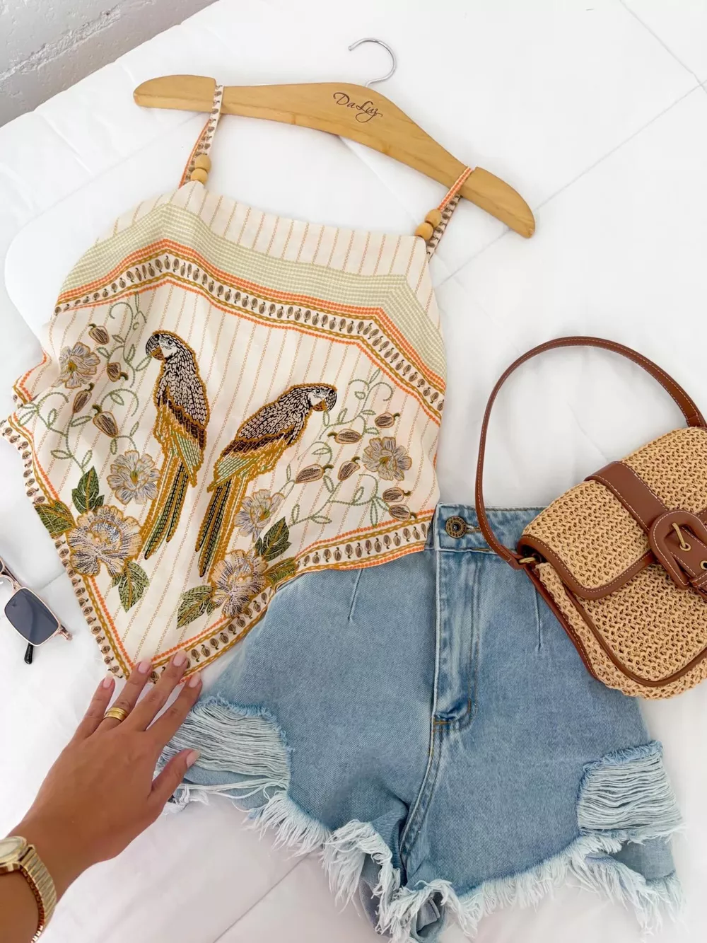 Parrot Print Cami Top, image 2