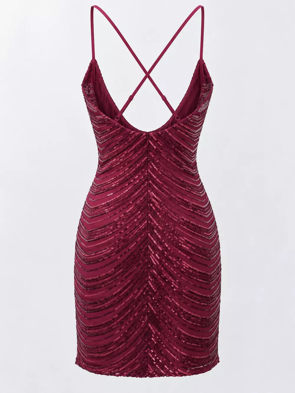 Sleeveless Sequin Embellished Bodycon Mini Cami Dress, image 14