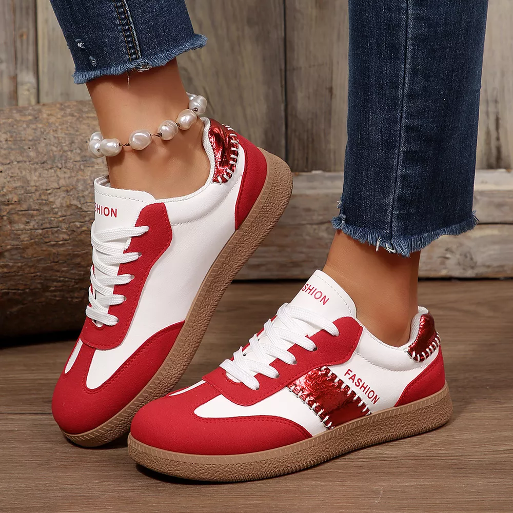 Lace-Up Flats Sneakers, image 6