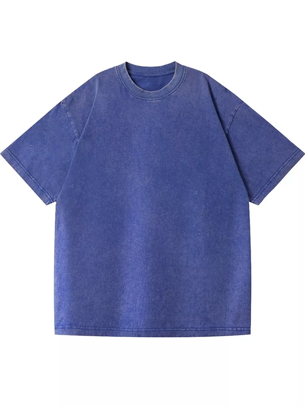 Men's Full Size Vintage Acid Wash Oversized Crewneck T-Shirt Plus Size, image 9