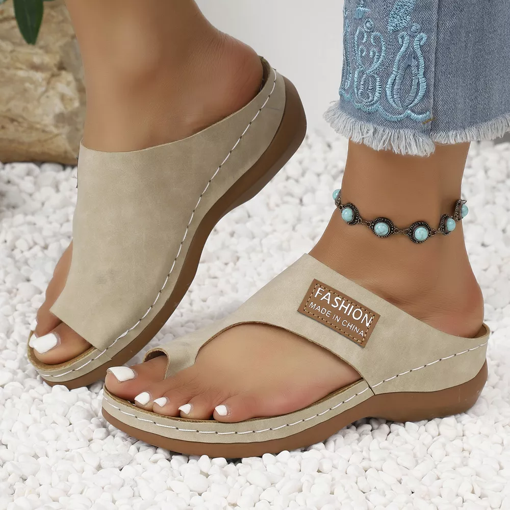 Toe Loop Flats Sandals, image 10