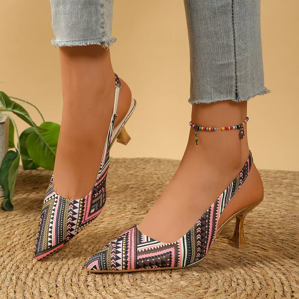 Point Toe Slingback Pumps, image 3