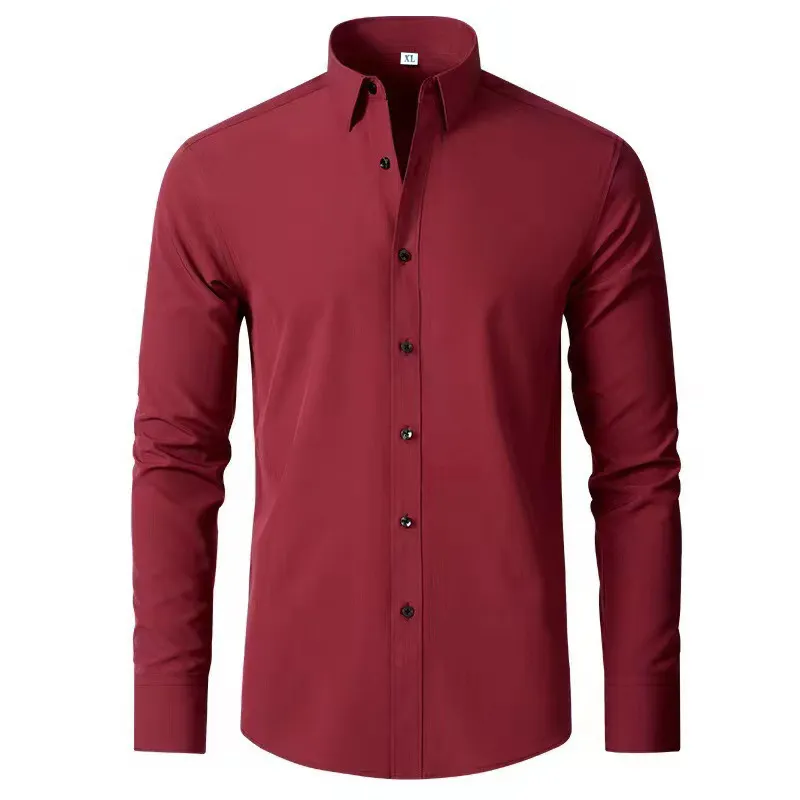 Men's Plus Size Button Up Long Sleeve Shirt, image 7