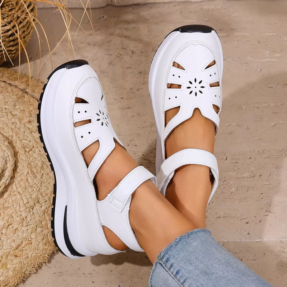 Round Toe Platform Sandals, image 4