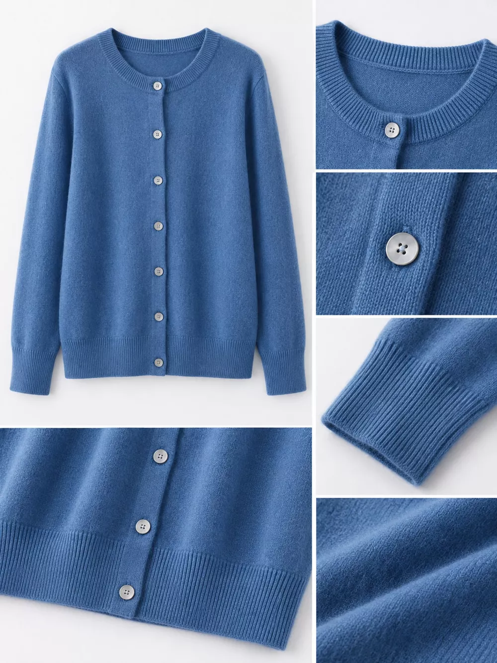 Crew Neck Button-Down Cardigan, image 29