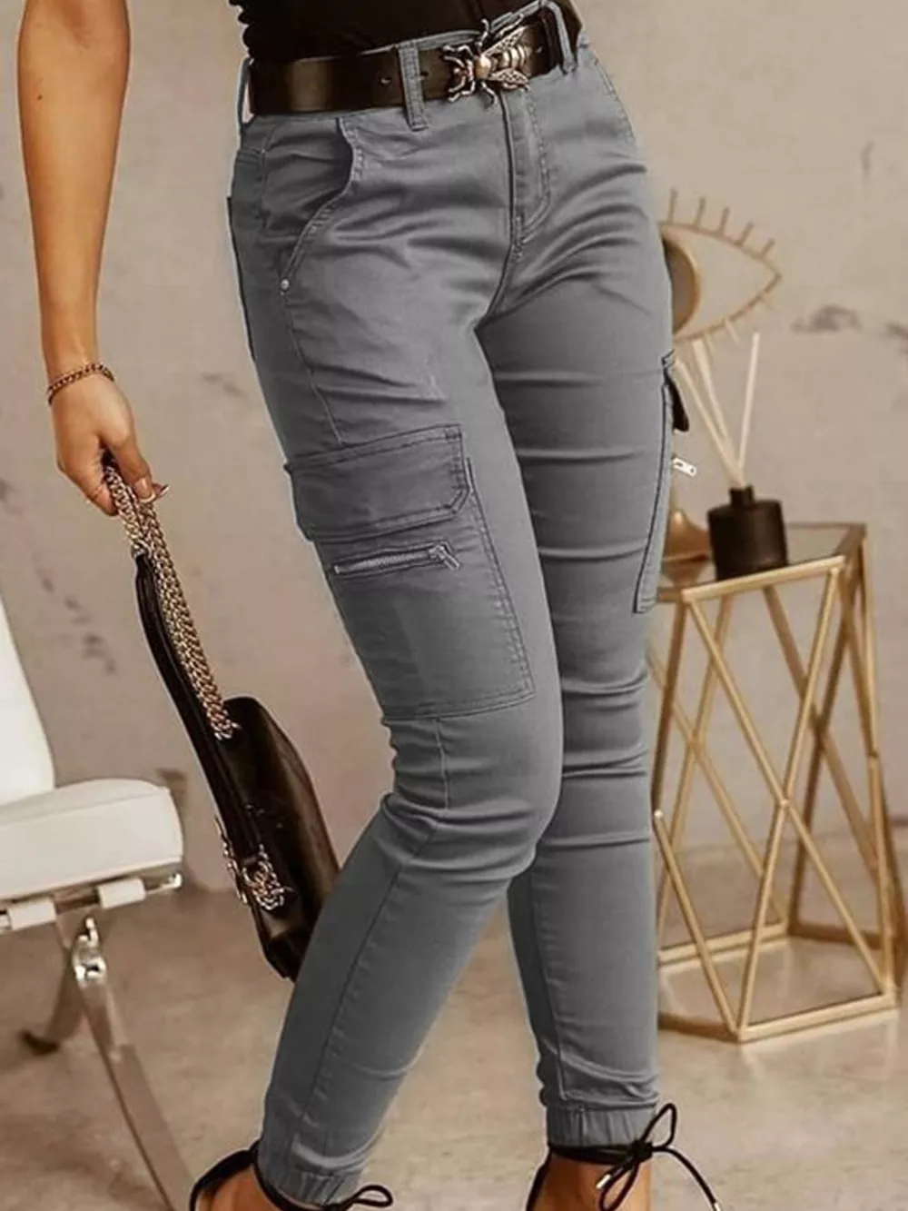 Slim-Fit Cargo Pants, image 3
