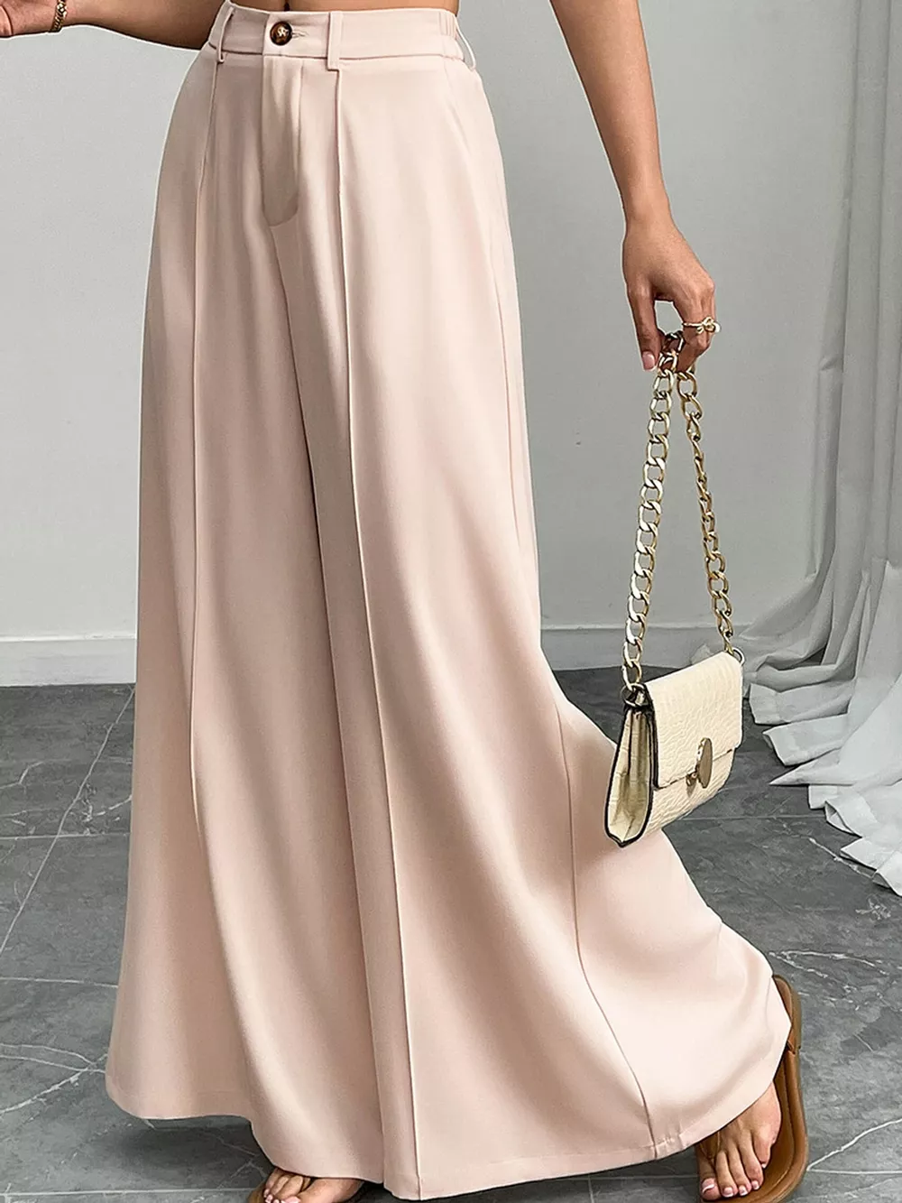 High-Waisted Wide-Leg Pants, image 9