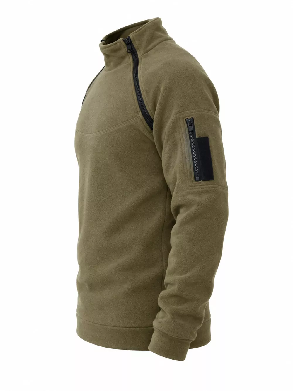 Men's Full Size Fleece Sweatshirt with Dual Zipper Plus Size, image 12