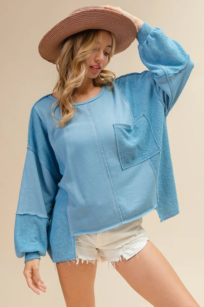 Oversized Pocket Front Sweatshirt, image 5