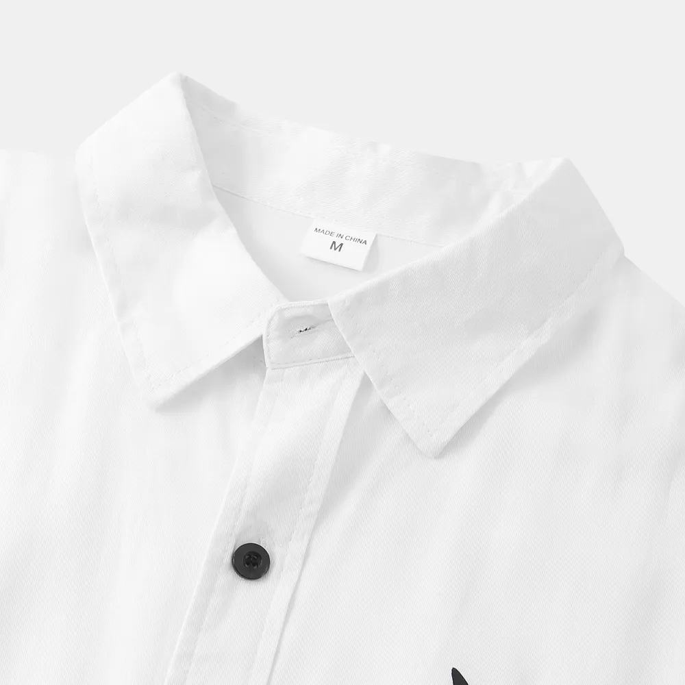 Men's Plus Size Casual Short Sleeve Button Down Shirt, image 25