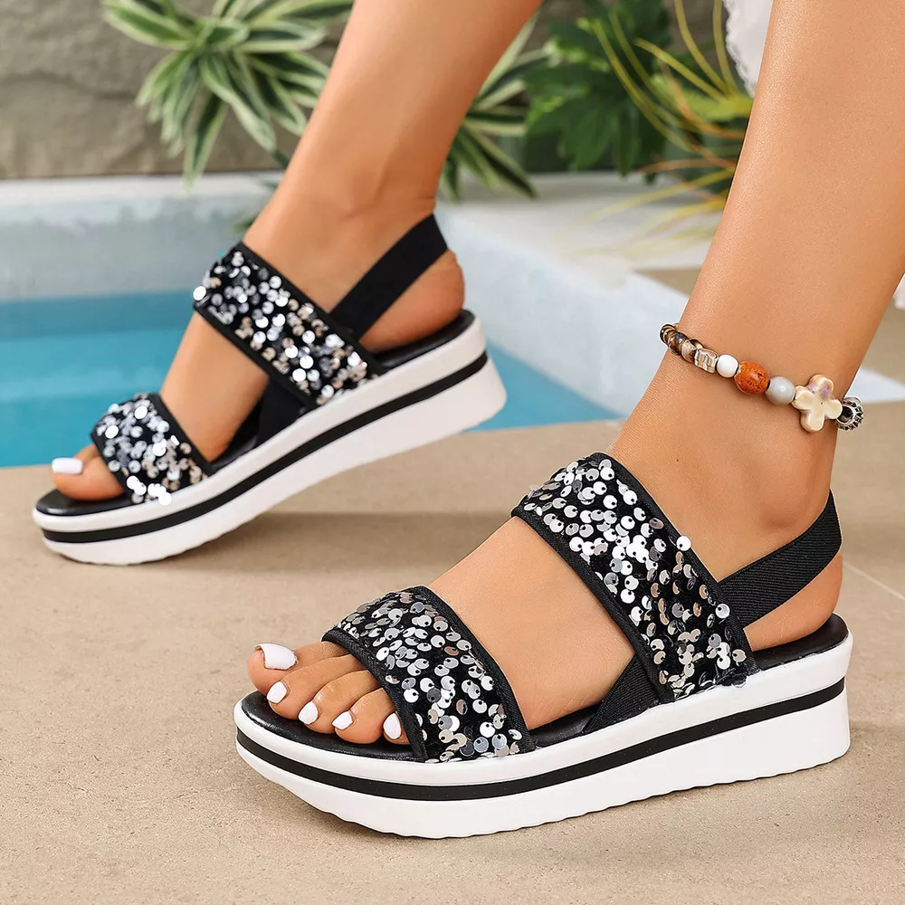 Open Toe Platform Sandals, image 6