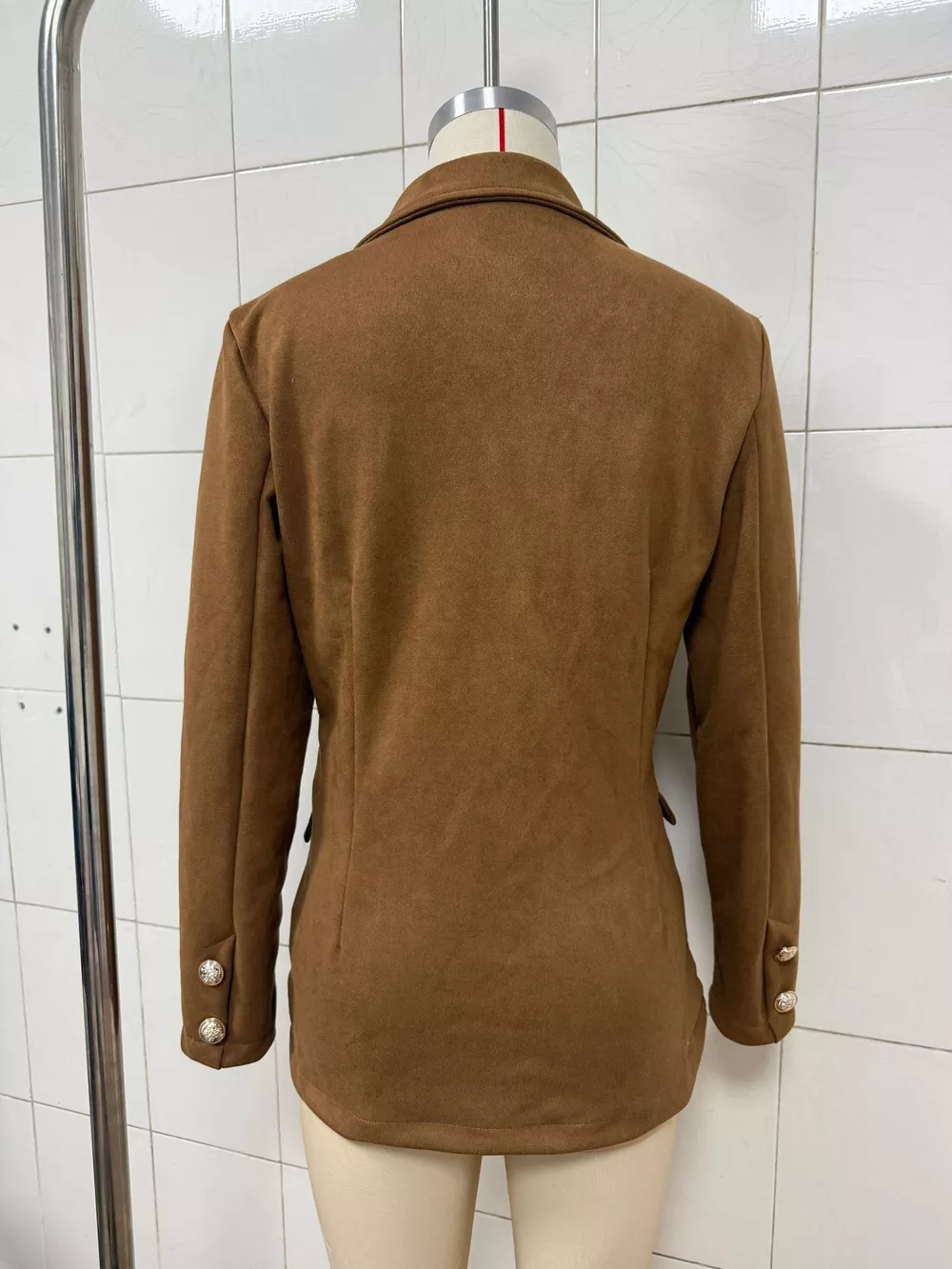 Single-Breasted Lapel Collar Blazer, image 5