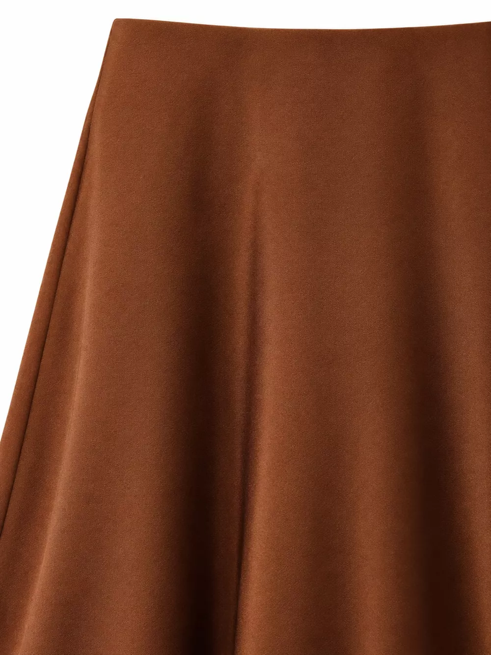 Full Size High-Waisted Satin Midi Skirt Plus Size, image 17