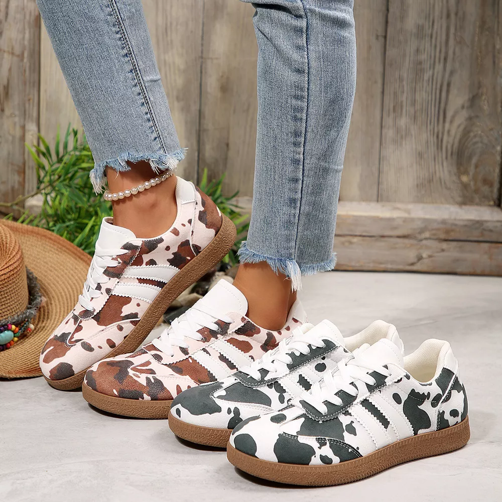 Cow Print Casual Sneakers, image 2