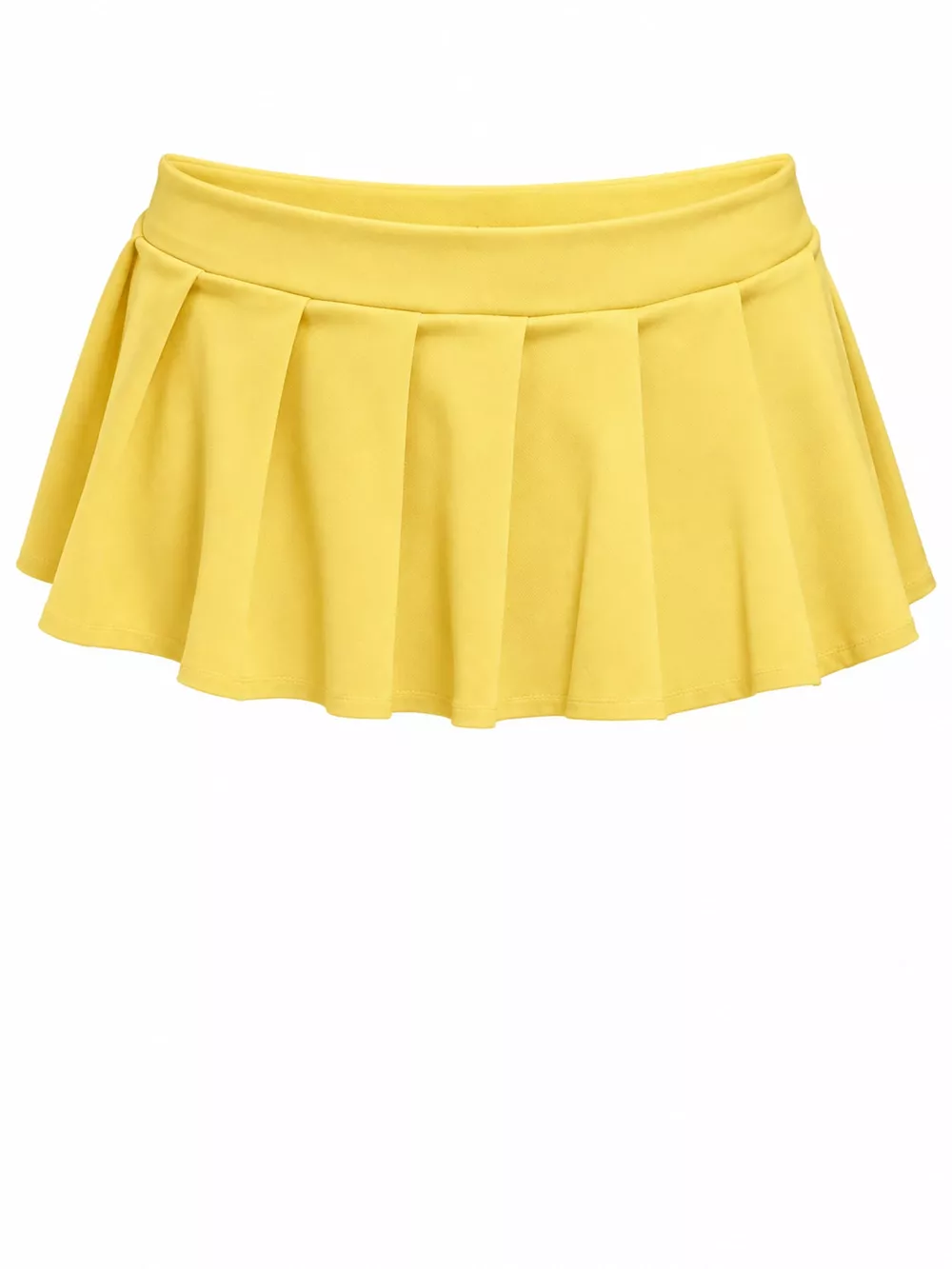 Low Waist Pleated Micro Mini Skirt, image 27