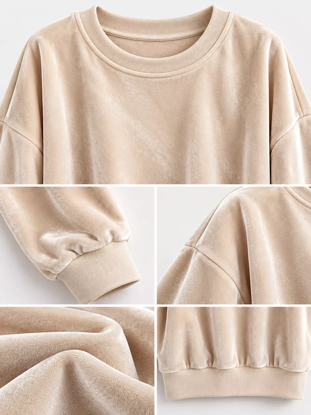 Full Size Crew Neck Drop Shoulder Sweatshirt Plus Size, image 22