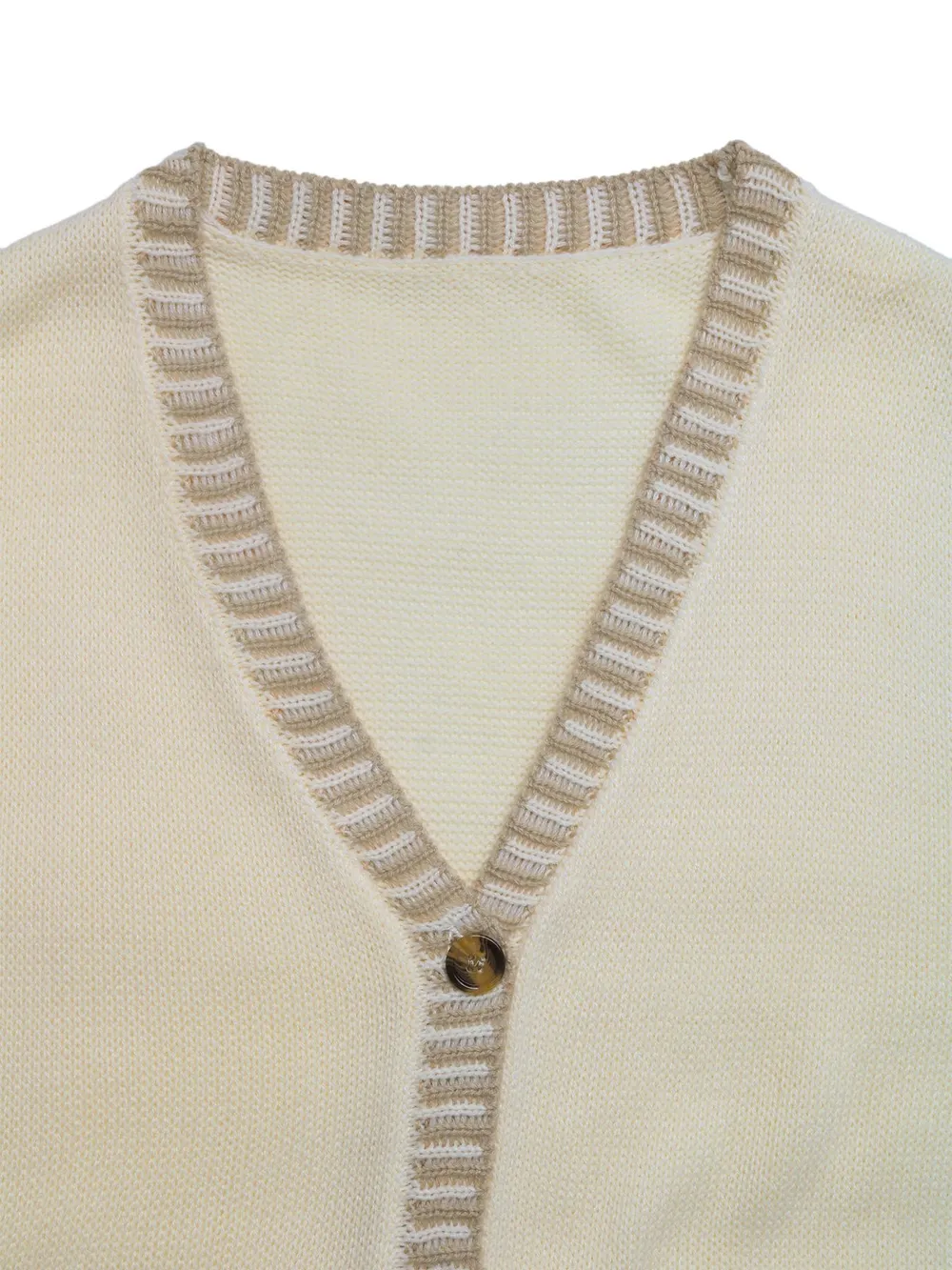 Button Up V-Neck Sweater Vest, image 9