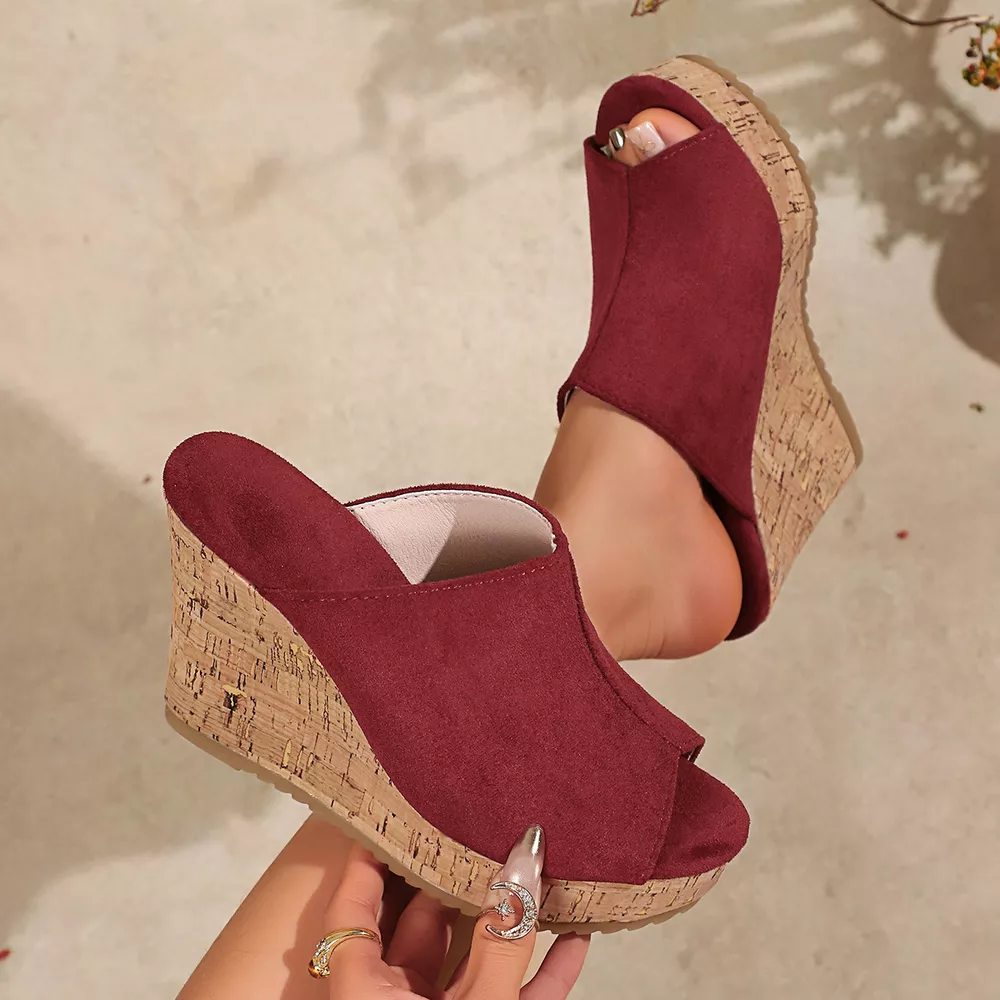 Open Toe Wedge Sandals, image 9