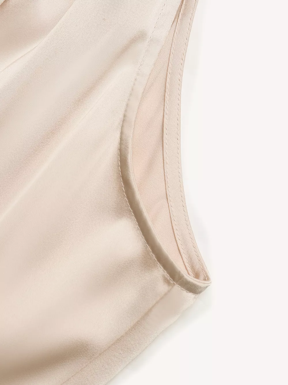 Pearl Halter Satin Midi Dress, image 9
