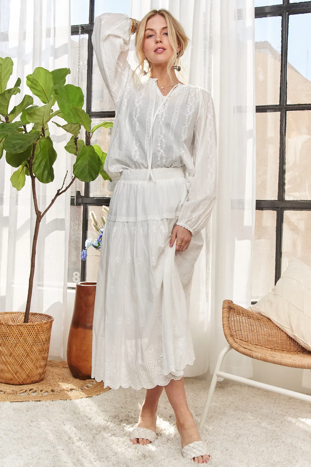 Cotton Peasant Top, image 9