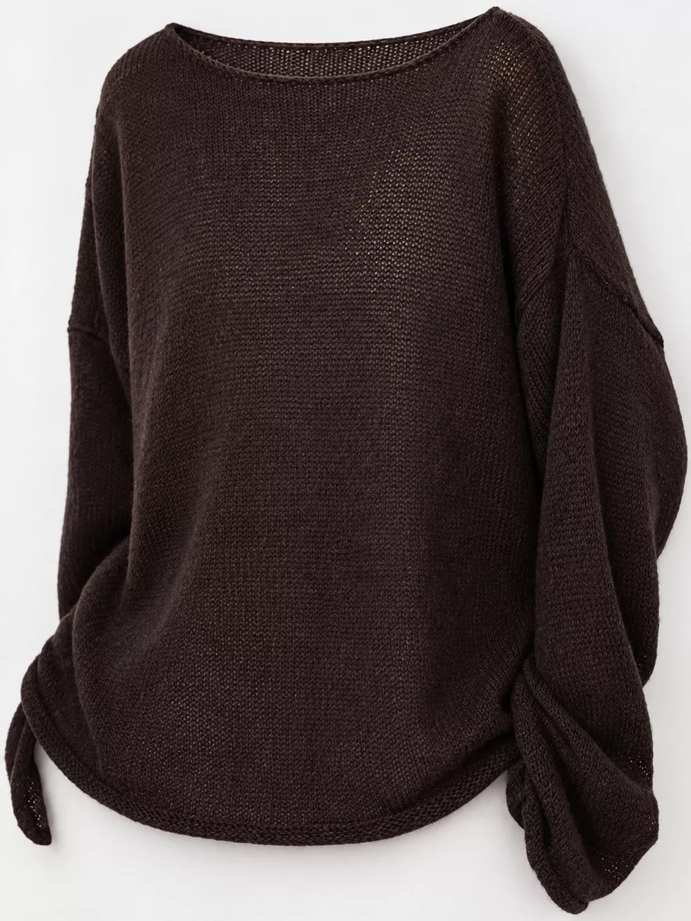 Full Size Sheer Lightweight Knit Top Plus Size, image 22