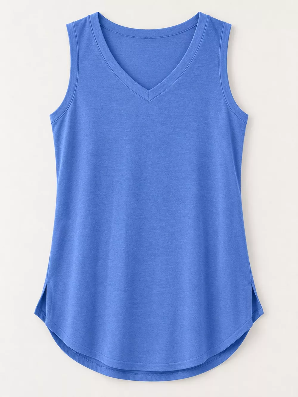 V-Neck Casual Loose Fit Tank Top, image 31