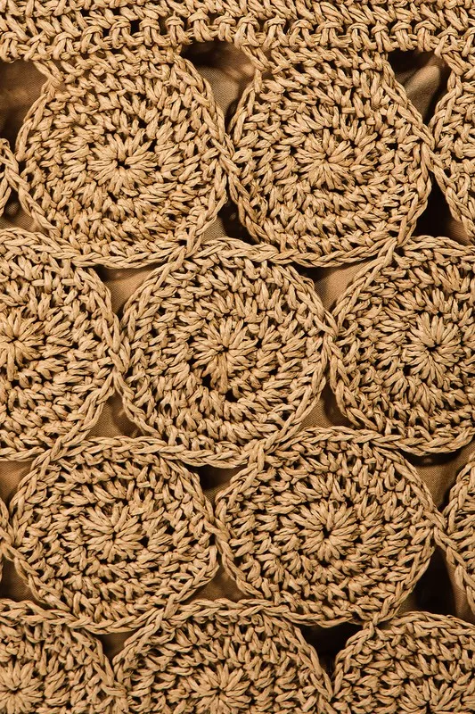 Fame Square Braided Pattern Tote Bag, image 4