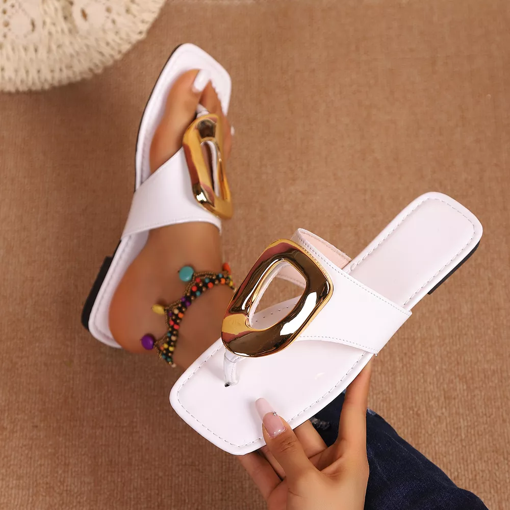 Toe Post Buckle Sandals, image 9