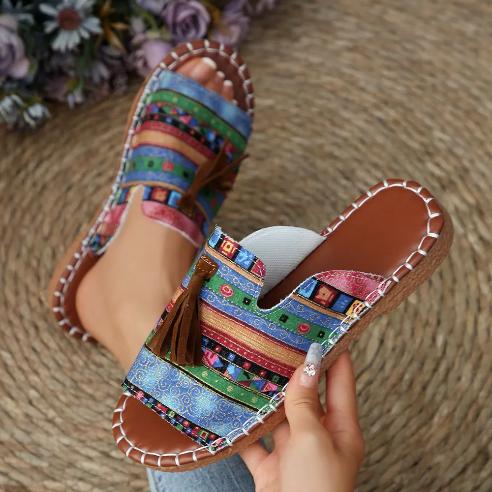 Tassel Open Toe Sandals, image 8