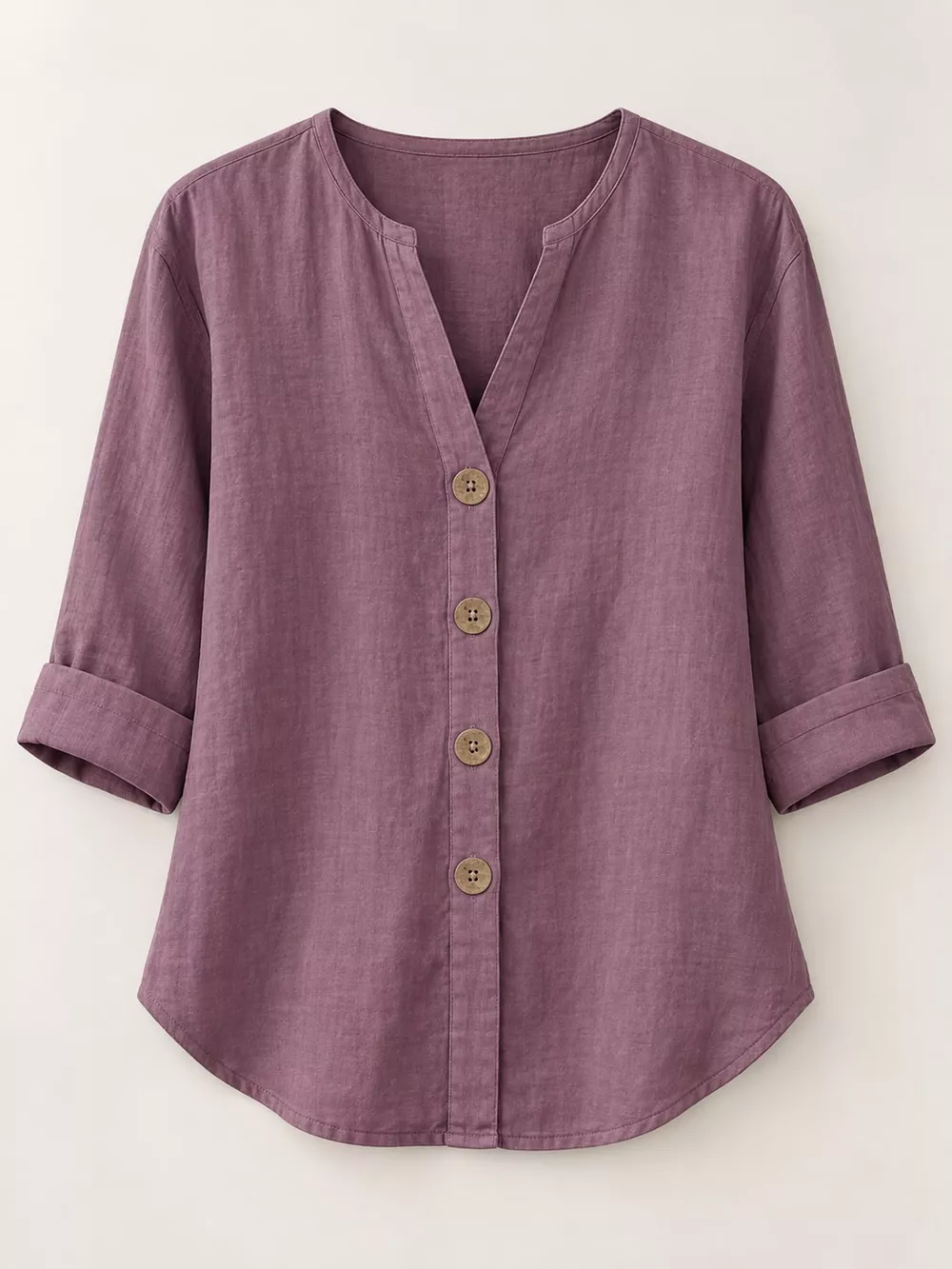 Notched Button Down Shirt, image 37