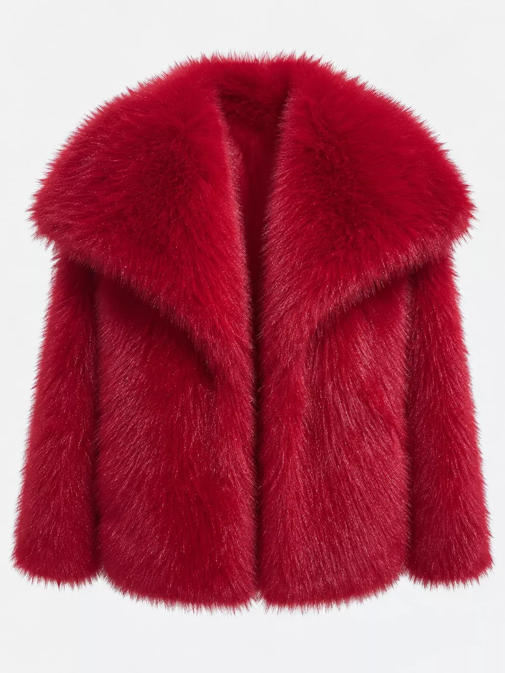 Fox Fur Collar Winter Outerwear, image 33