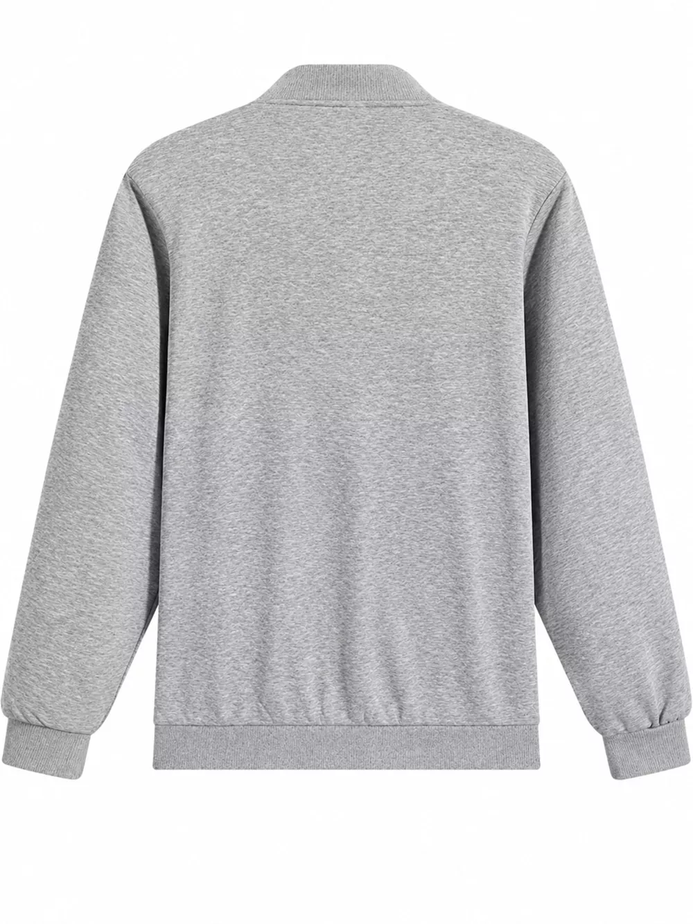 Men's Plus Size Zip Up Long Sleeve Sweatshirt, image 3