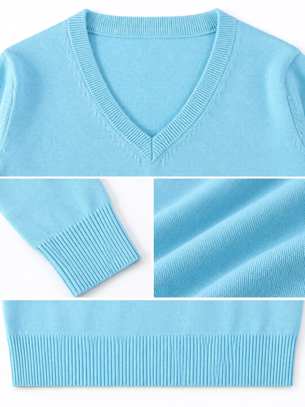 Full Size V-Neck Long Sleeve Sweater Plus Size, image 43