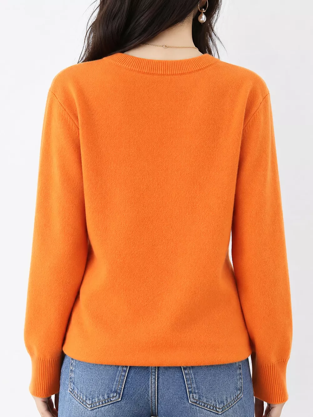 Crew Neck Button-Down Cardigan, image 90