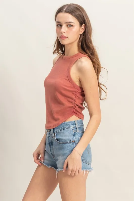 Mineral Wash Rib Knit Tank, image 2