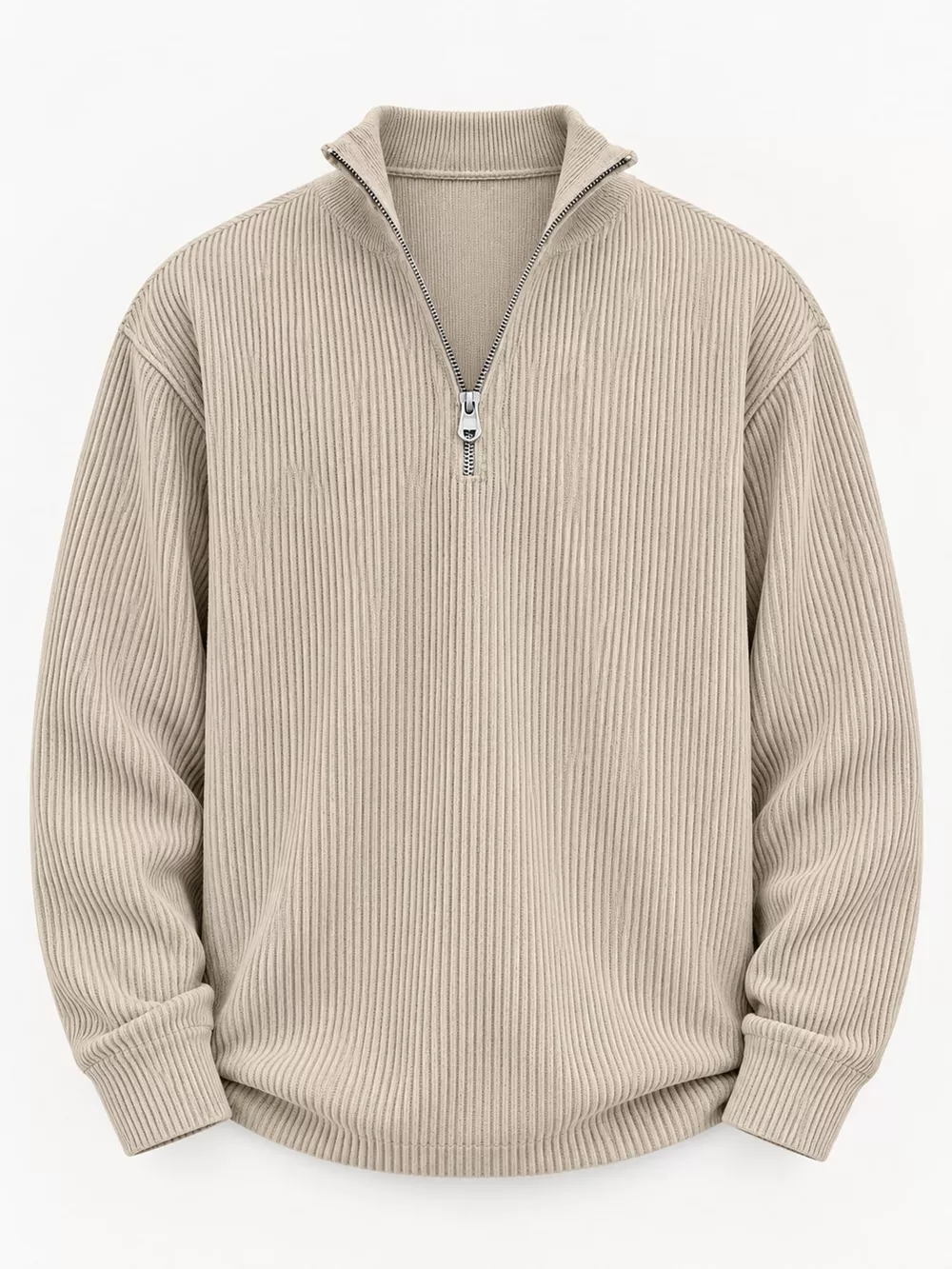 Men's Full Size Quarter-Zip Long Sleeve Sweatshirt Plus Size, image 19