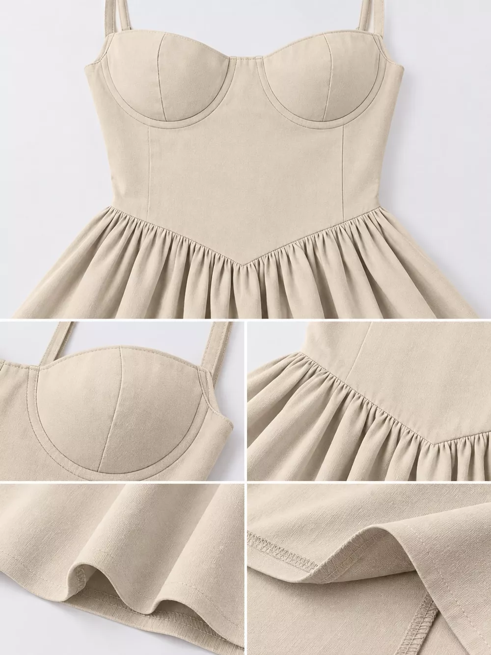 Sweetheart Neck Midi Cami Dress, image 20