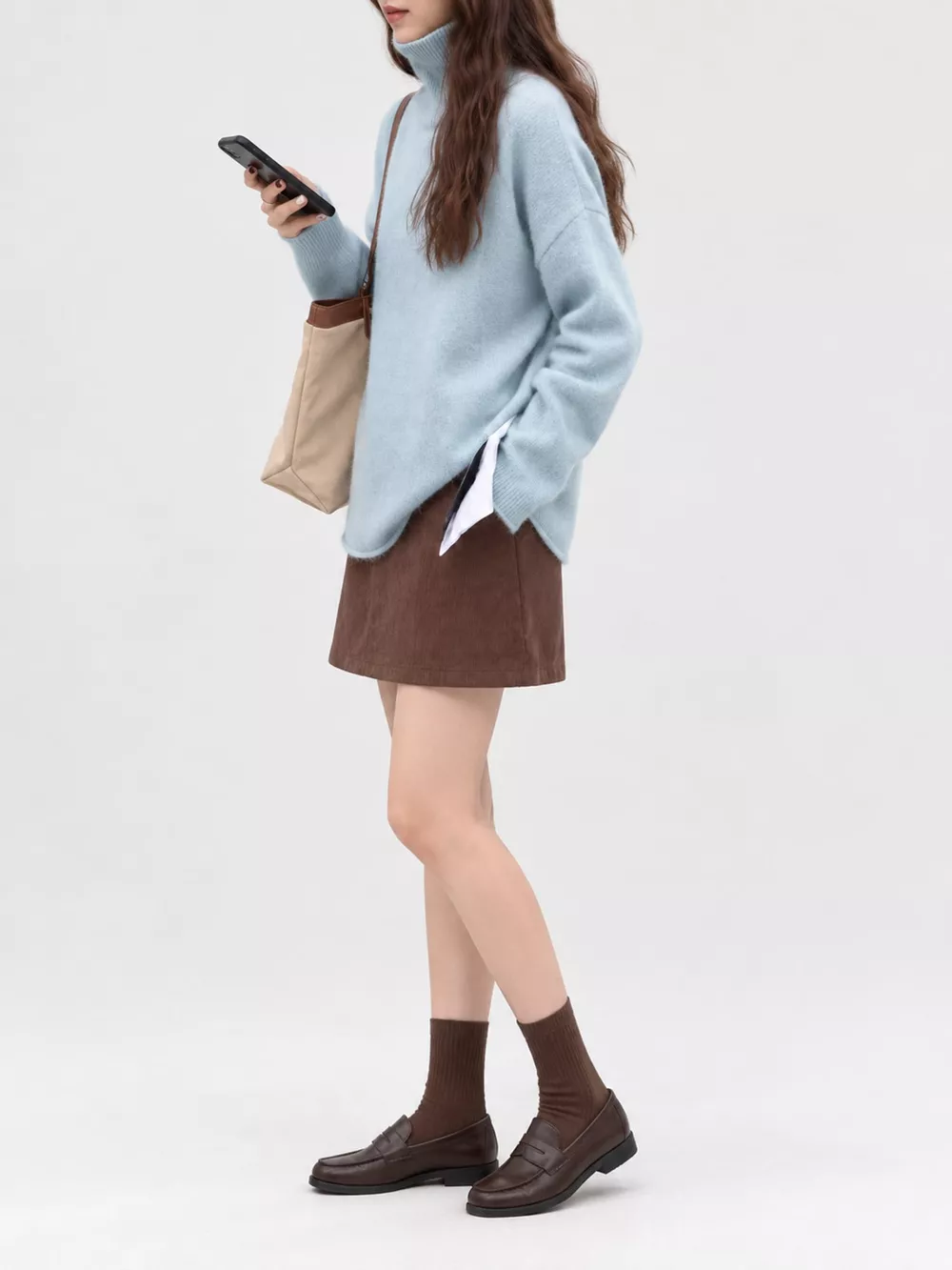 Turtleneck Dropped Shoulder Sweater, image 10