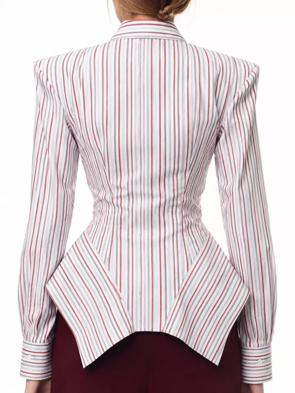 Striped Button Up Long Sleeve Shirt, image 13