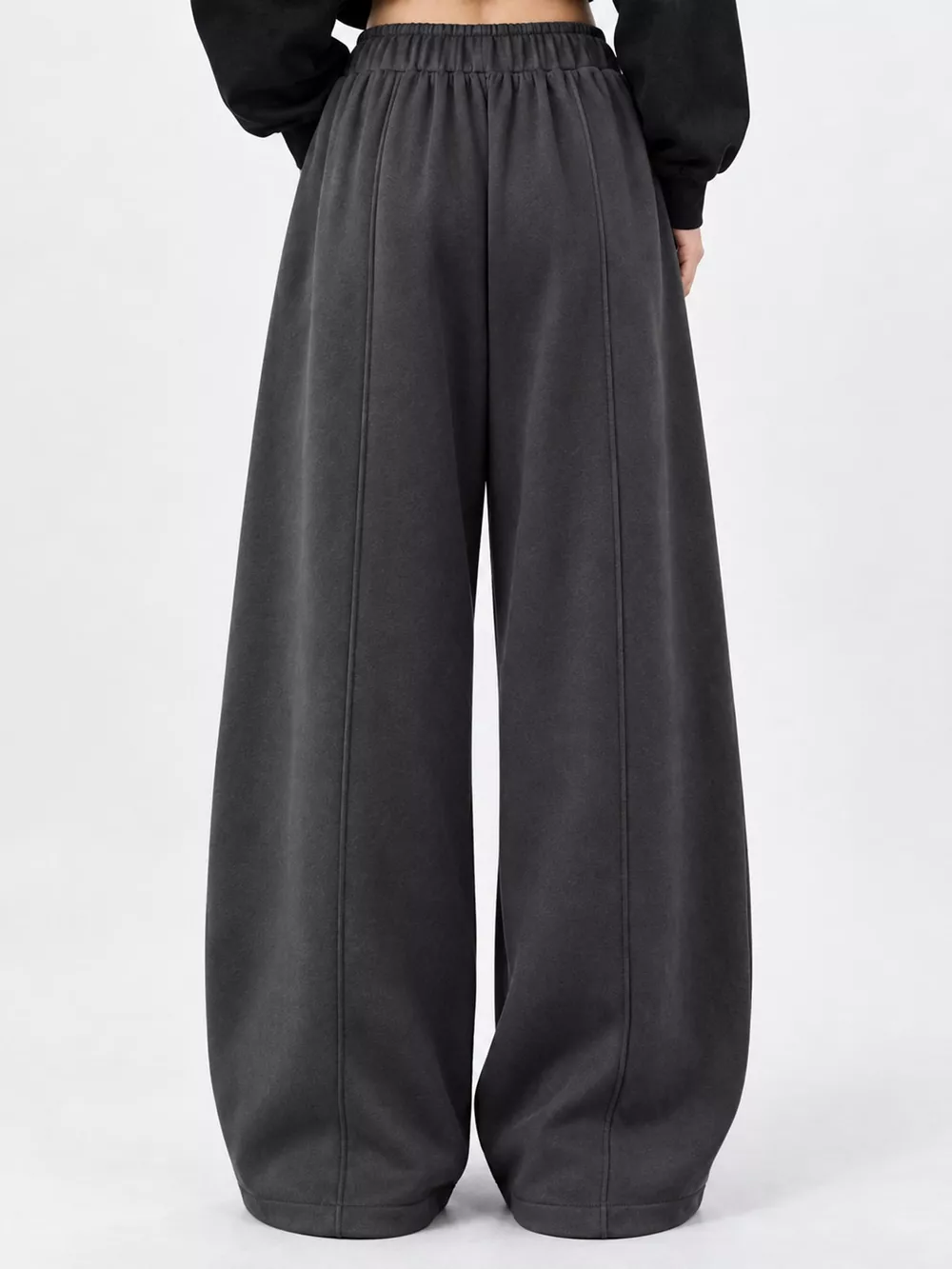 Drawstring Wide-Leg Casual Pants, image 6