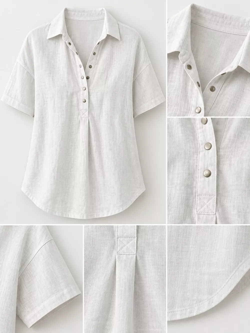 Snap Down Short Sleeve Shirt, image 29