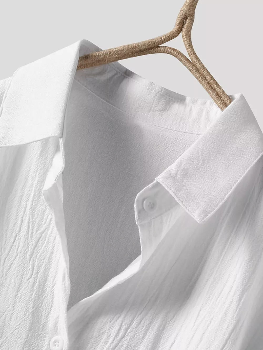 Full Size Casual Button-Down Shirt with Dual Chest Pockets Plus Size, image 7