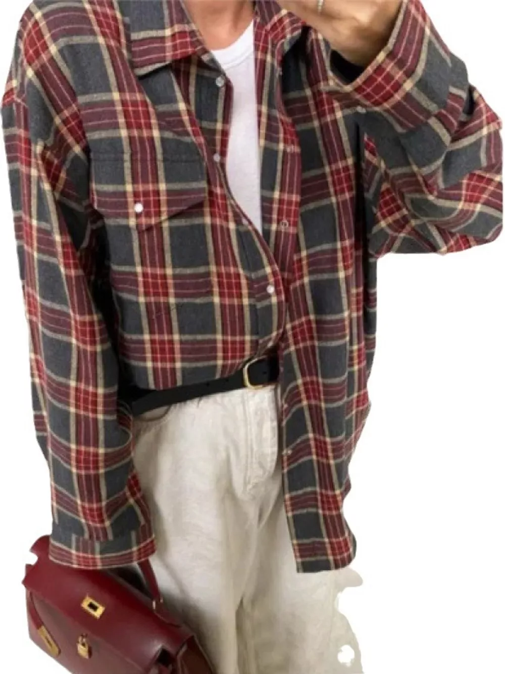 Plaid Button Up Shirt, image 24