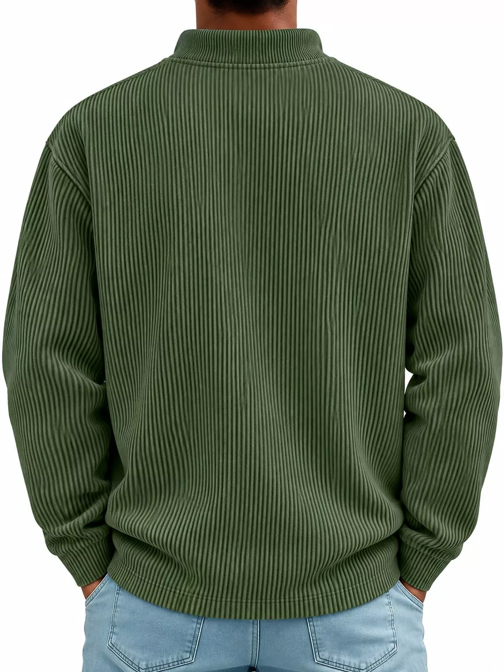 Men's Full Size Quarter-Zip Long Sleeve Sweatshirt Plus Size, image 39