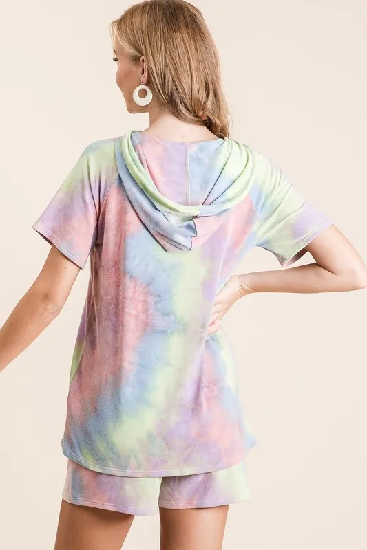 Tie Dye French Terry Hoodie Top and Bottom Set, image 10